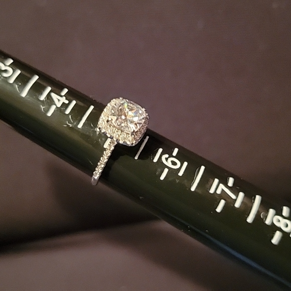 Cushion Cut Halo Ring - Picture 3 of 12